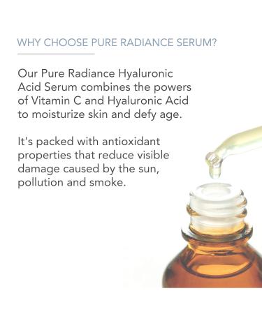 Pure Body Naturals Hyaluronic Acid Serum - Age Defying Non-Greasy Facial Serum with Vitamins C & E for Wrinkle Reduction - Buy Online on GoSupps.com