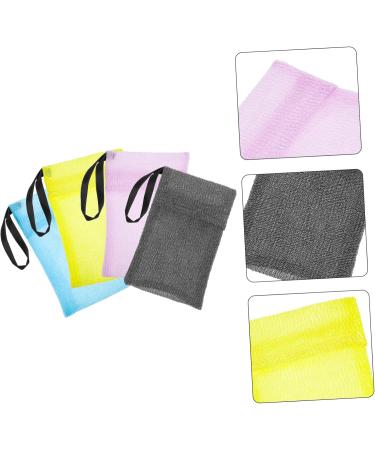 Baluue 4 Pcs Soap Net Bag Soap Saver Pouch Mesh Soap Bag Bar Soap Pouch for Bathing Soap Bar Bag Nylon - Buy Online on GoSupps.com