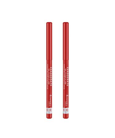 Rimmel Exaggerate Lip Liner  Call Me Crazy  Pack of 2 2 Count (Pack of 1) Call Me Crazy
