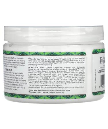 Buy Nubian Heritage Olive Oil Vegan Deep Treatment Masque 12 oz - Nourishing Hair Care for All | International Shipping Available - Buy Online on GoSupps.com