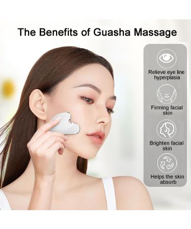 Buy AQSQWQ Heart Shape Gua Sha Stein | Stainless Steel Facial Massage Tool for Jaw Shaping & Reducing Swelling - International Shipping Available - Buy Online on GoSupps.com