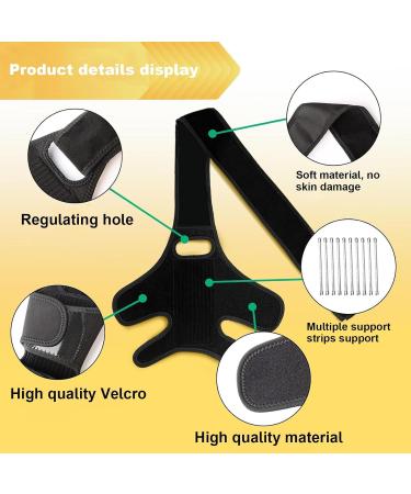 Dog Knee Brace | with 10 Support Sticks Breathable Hip Support for Dogs | Comfortable Hip and Leg Protector Breathable for Small Senior and Disabled Dogs - Buy Online on GoSupps.com