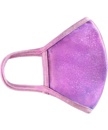 Buy Glitter Face Mask for Kids - Super Soft & Comfortable Lilac Glitter | International Shipping - Buy Online on GoSupps.com