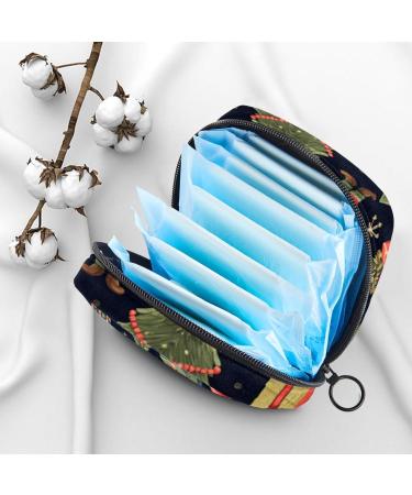 Buy Muoooum Merry Christmas Santa Claus Women's Period Bag | Portable Menstrual Cup & Pad Holder Ideal for Teens & Women Color 6 - Buy Online on GoSupps.com