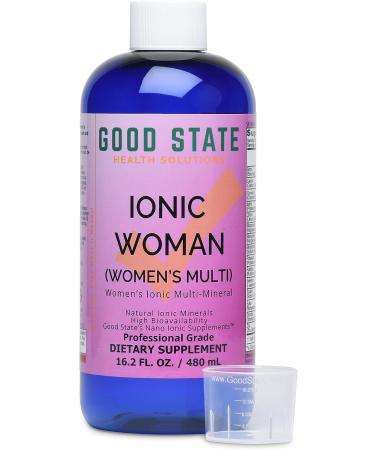 Good State Ionic Woman Liquid Ionic Multi Mineral - 15 Vegan Minerals for Women (16 oz) - Buy Online on GoSupps.com