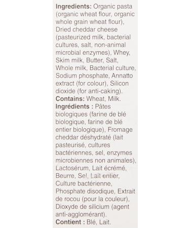 ANNIE'S - MACARONI AND CHEESE Bunny Pasta Cheese No Artificial Flavours No Synthetic Colours Contains Real Cheese and Milk Ingredients 80% Organic Ingredients 170 Grams Package - Buy Online on GoSupps.com