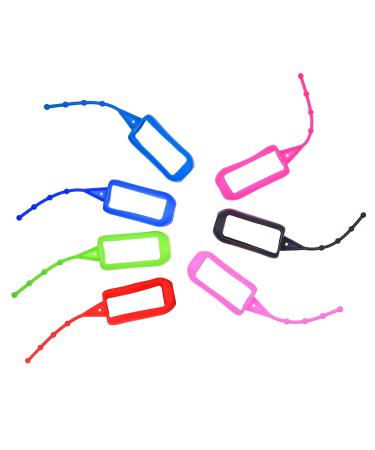 Kare & Kind 7x Silicone Hand Sanitizer Cases - Soft Holders for 50 ML Bottles - With Adjustable Loops for Backpacks and Keychains - Travel & Home Use - Buy Online on GoSupps.com