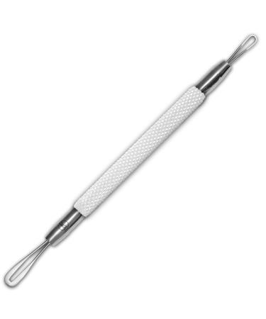 K-Pro Comedone Extractor - Blackhead & Blemish Remover (White)