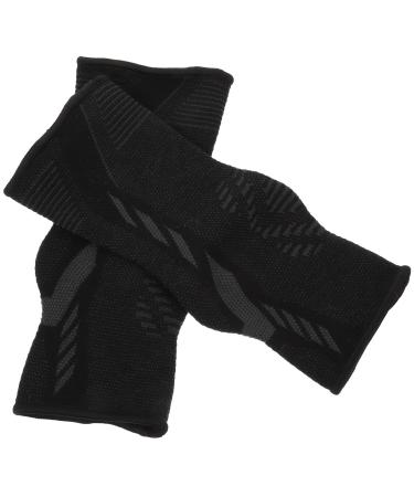 GLEAVI 1 Pair Ankle Protector Ankle Support Adjustable Ankle Braces for Home Heel Ankle Brace Carpet Tack Strip Ankle Covers Fitness Guard Plate Keep Warm Polyester Black