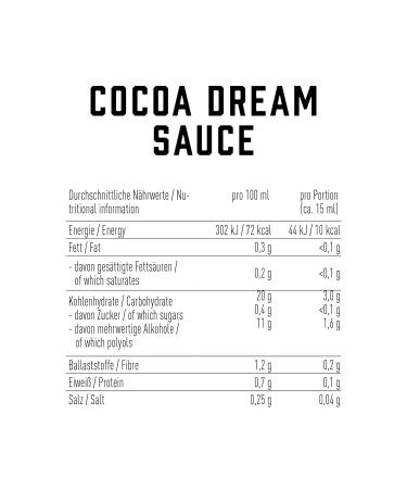GOT7 SWEET Premium Cocoa Dream Chocolate Sauce - Low Calorie Dessert Sauce for Weight Loss (250ml) - Buy Online on GoSupps.com