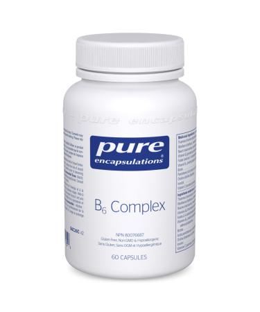 Pure Encapsulations - B6 Complex - Improved B Vitamin Formula Rich in B6-60 Vegetable Capsules