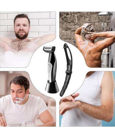 Body Razors for Men Back for Men Electric Chest Shaving Tool Back Trimmer for Men Shower Resistant with Extendable Handle - Buy Online on GoSupps.com