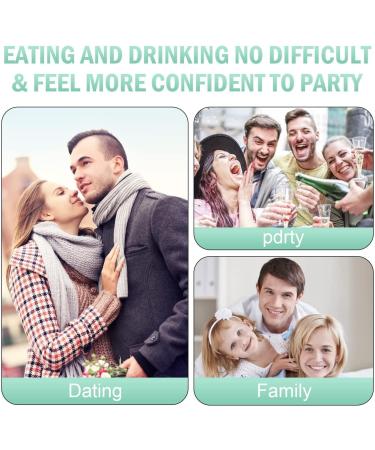 4 PCS Fake Teeth Dentures for Temporary Restoration | Dental Veneers for Men and Women | Natural & Comfortable Teeth Protection for Confident Smile - White P01 - Buy Online on GoSupps.com