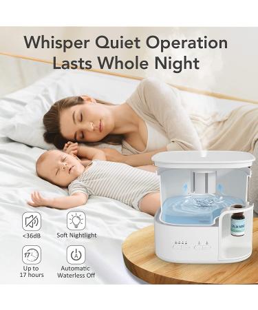 ASAKUKI 500ml Essential Oil Diffuser | Automatic Add Oil Design | 17-Hour Consistent Scent | Aromatherapy & Humidifier with Timers - Buy Online on GoSupps.com