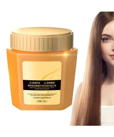 Amino Acid Luxury Nourishing Hair Protein Cream Birds Nest Amino Acids Super Luxury Hair Care Amino Acids Deluxe Nutrient Hair Protein Cream Repair Hair Mask for Damaged Hair