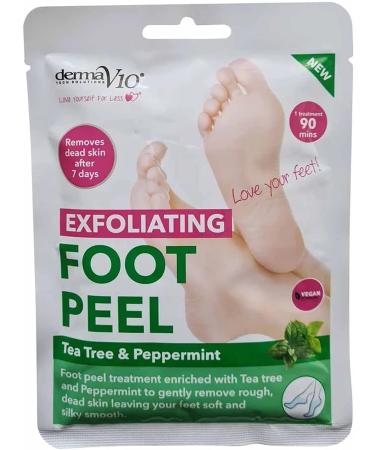 Derma V10 Exfoliating Foot Peel Mask Pack of 3 - Buy Online on GoSupps.com