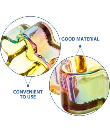 Baluue Nail Art Glass Dappen Dish Flower Shape Acrylic Liquid Powder Holder Nail Cup Crystal Bowl Glass Dappen Cups for Nail Art Manicure Care Tools - Buy Online on GoSupps.com