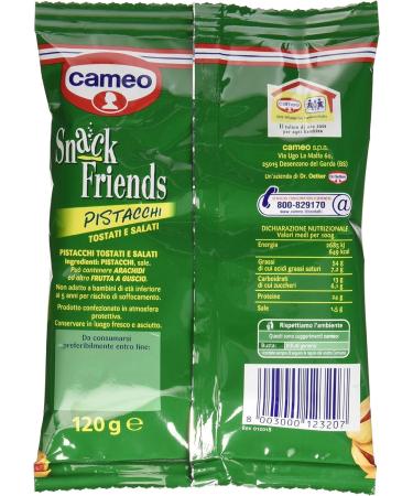 Italian Gourmet E.R. Cameo Snack Friends Pistachios 120g + Gourmet Italian Polpa 400g (Pack of 3) - Buy Online on GoSupps.com