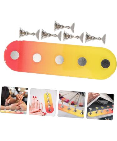 Beaupretty 4 Sets Nail Practice Holder Nail Decorations for Nail Art Creative Nail Display Convenient Nail Display Beauty Fake Nails Nail Holders for Nail Painting Cosmetic Plastic Bracket - Buy Online on GoSupps.com