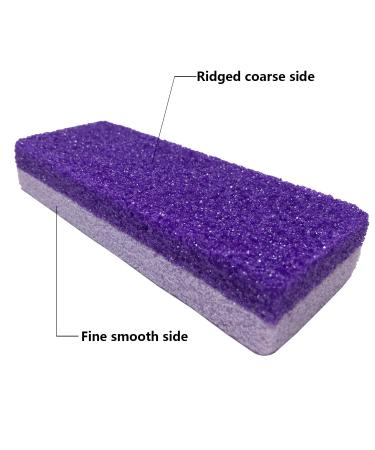 Purple Foot Exfoliator Pedicure Tool Set - 4 Pcs Callus Remover Scrubber - Buy Online on GoSupps.com