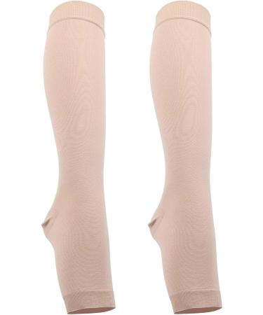 Keenso High Compression Open Toe Stockings for Varicose Veins Surgery - Mid Tube Size (S) | International Shipping Available - Buy Online on GoSupps.com