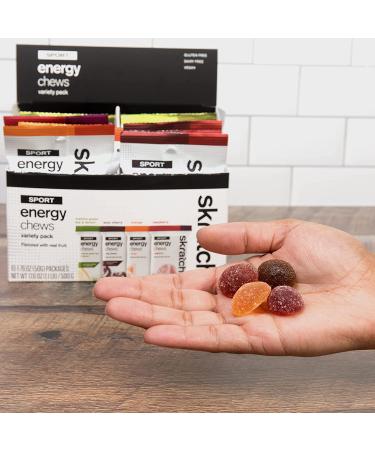 Skratch Labs Best Energy Chews Variety Pack (10 Pack) Energy Gummies for Running  Cycling  and Hiking Snacks | Vegan  Gluten Free Energy Fuel | Alternative to Energy Gels Variety Pack 1.76 Ounce (Pack of 10) - Buy Online on GoSupps.com
