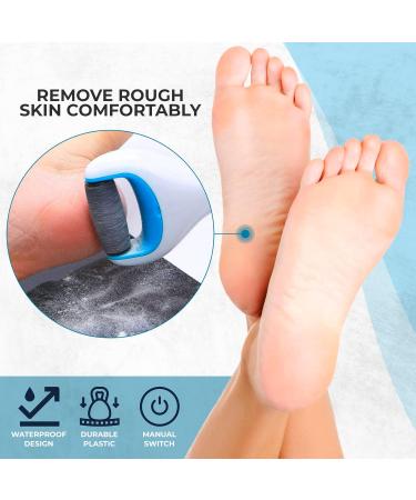 Electric Callus Remover for Feet | Best Foot Care Tool for Smooth Heels & Cracked Skin - Pedicure Electric Foot File & Callus Shaver - Buy Online on GoSupps.com