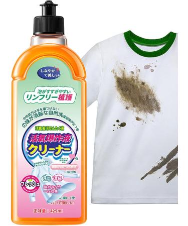 Laundry Detergent Clothes Stain Remover Oxygen Laundry Detergent - 425ml Effective Stain Remover Laundry Detergent for Stubborn Oil Sweat Stains Klufo - Buy Online on GoSupps.com
