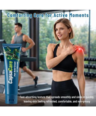 2 Pack CapsaCare Neuropathy Relief Cream Capsaicin Nerve Relief Cream with Mint & Lavender Oil Cooling & Soothing Formula for Skin Discomfort Lightweight & Non-Greasy - Buy Online on GoSupps.com