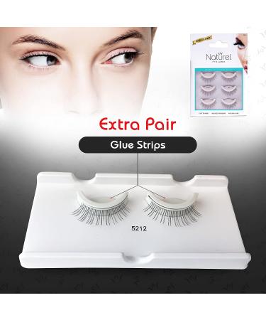 Natural Self-Adhesive False Eyelashes - Pre-Glued Falsies for a Stunning Look - Buy Online on GoSupps.com