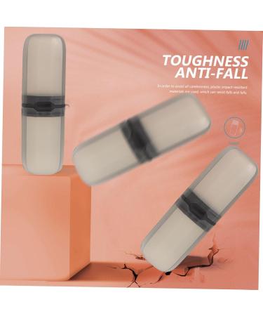 Solustrie Travel Toothbrush Storage Case - Portable Toothbrush Cover & Etui for Prosthesis Brush - Ideal for On-the-Go Hygiene - Buy Online on GoSupps.com