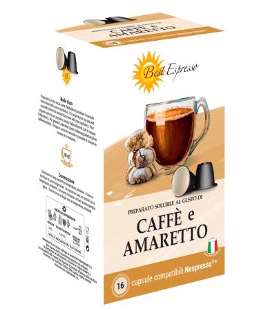 BEST ESPRESSO x48 Coffee Amaretto Compatible with Nespresso