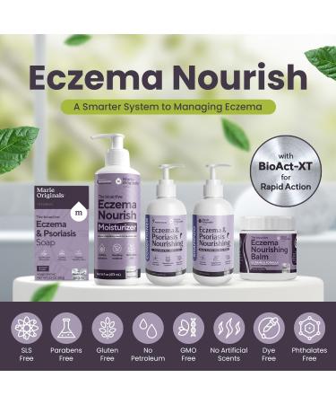 Marie Originals Eczema Nourish Moisturizing Lotion for Dry Itchy Sensitive Skin Relief Hypoallergenic Formula with Colloidal Oatmeal & Natural Botanicals | Eczema Cream for Kids & Adults | 16 Fl Oz 16 Fl Oz (1 Pack) - Buy Online on GoSupps.com