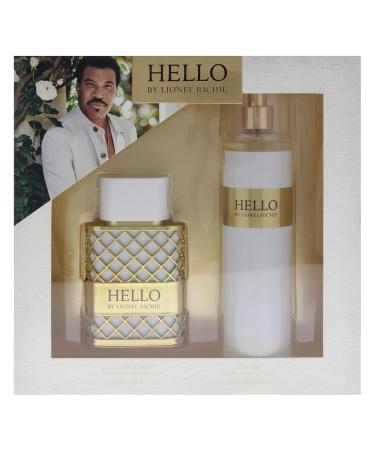 Lionel Richie Hello for Women - 2 Pc Gift Set 1.7oz EDP Spray 8oz Body Mist - Buy Online on GoSupps.com
