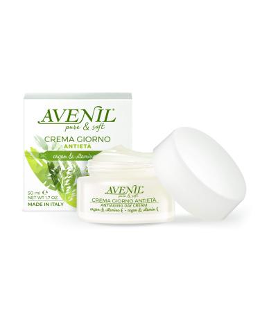 Tielle Trading srl Avenil Pure & Soft Facial Cream Tag Antite Milk & Oats Organic 50 ml