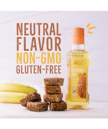 BetterBody Foods Naturally Refined Almond Oil - 16.9 Fl Oz - Buy Online on GoSupps.com