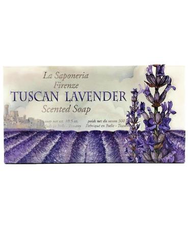 La Saponeria Firenze Made in Tuscany Italian Soap 10.5 oz (Tuscan Lavender)