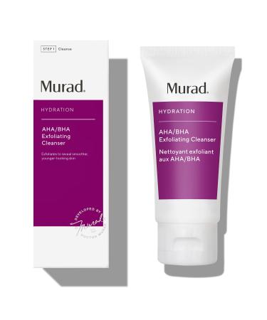 Murad AHA/BHA Exfoliating Cleanser,Triple Action Exfoliating Facial Cleanser with Salicylic, Lactic and Glycolic Acid - Skin Smoothing Polish 2 Fl Oz (Pack of 1)