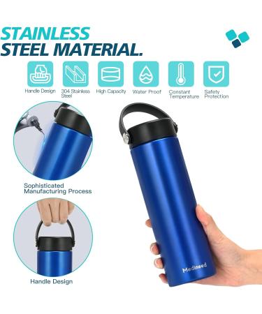 Medineed Diabetic Medicine Cooling Bag | Insulin Pen Cooler Travel Case with Biogel Ice Pack - TSA Approved | 3 Pens Medicine Cooler Box (Blue) - Buy Online on GoSupps.com