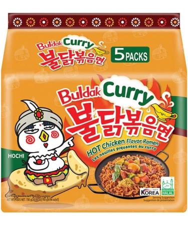 Samyang Carbonara & Curry Ramen Buldak Hot Chicken Spicy Noodles Bundle (Pack of 10) HALAL - Buy Online on GoSupps.com
