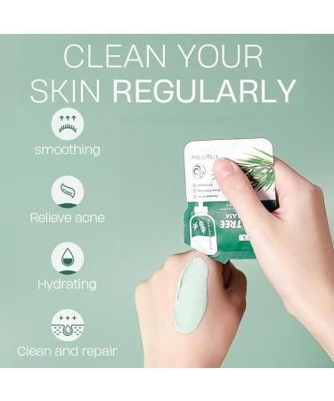 Clay Face Mask Set - Deep Pore Cleansing Clay Mask - Sakura Tea Tree Gift Sets for Teenage Girls - Face Masks Skincare Long Lasting Hydration - Face Masks Beauty for Acne Treatment & Control Oil - Buy Online on GoSupps.com