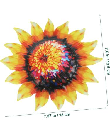 CORHAD Sunflower Wall Decoration Hanging Decor Dining Room Wall Decor 3d Wall Sticker The Flowers Iron - Buy Online on GoSupps.com