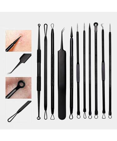 Bumdenuu Blackhead Remover Pimple Popper Tool Kit 11 Pcs Pimple Tool Acne Kit for Blackhead - Buy Online on GoSupps.com