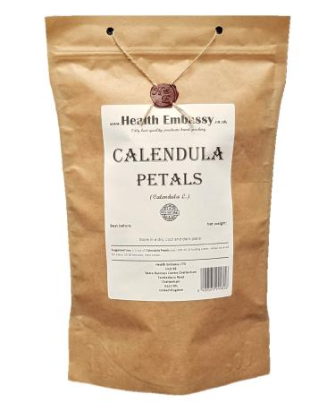 Health Embassy Calendula Petals Tea | Calendula P tales Tisane | Calendula L | Marigold Loose Herbal Tea (25g)