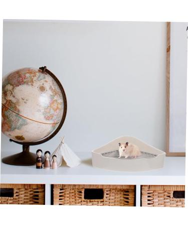 BESPORTBLE Small Pet Ceramic Toilet Cat Toilet Bunny Toilet Bunny Litter Bunny Cage Toilet Bins White Ceramics 24x18.5cm White - Buy Online on GoSupps.com