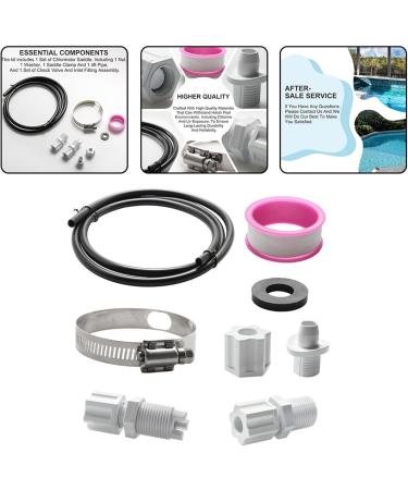 HOHOVYVY Swimming Pool Plumbing Kit CL200 Offline Chlorinator Hose Pool Pipe Connection Kit For CLX220PAK - Buy Online on GoSupps.com