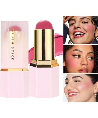  SVCEQZE Blush Stick for Cheeks | Water-Resistant Hydrating Cheek Foundation | Natural Highlighting & Face Highlighting Dry Oily Skin Mixed Cheekbones Eyebrow Lips - Buy Online on GoSupps.com
