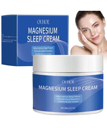 Cr me De Magn sium Cr me De Sommeil Apaisante Apaise les tensions musculaires et articulaires Pour Corps Jambes & Pieds Texture Non Grasse