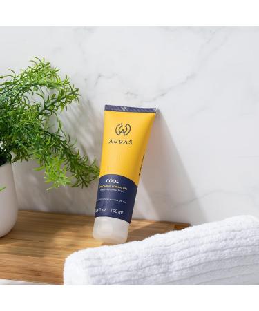 Audas Ball Sweat Absorbing Anti Chafing Cooling Gel 3.4 Oz - With Prebiotics & Aloe - Buy Online on GoSupps.com