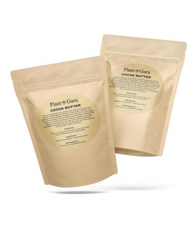 100% Pure Raw Cocoa Butter 1 lb. Bar - Unrefined Food Grade for Chocolate Soap Lip Balm & DIY Body Butters - Premium Arriba Nacional Cacao - Buy Online on GoSupps.com